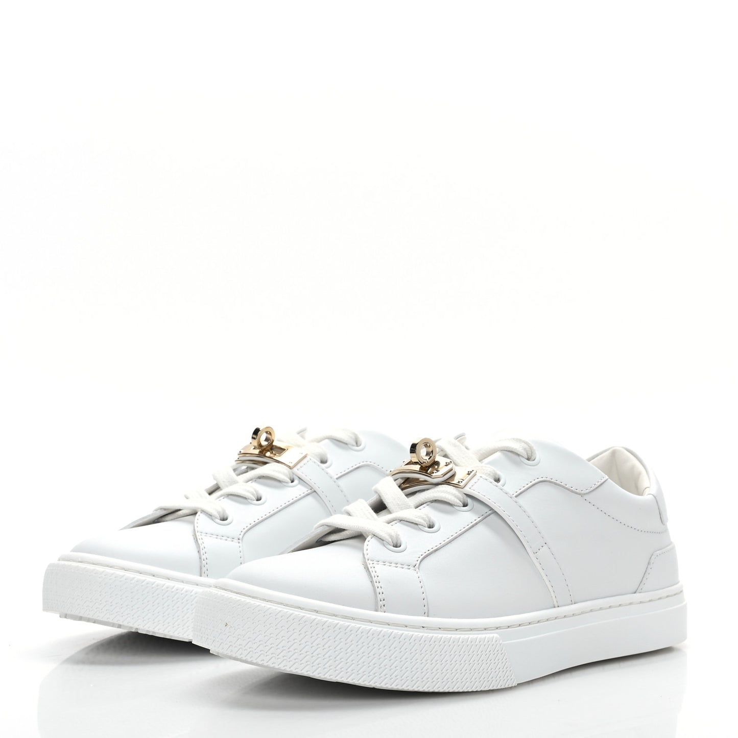 Calfskin Day Sneakers 37.5 White