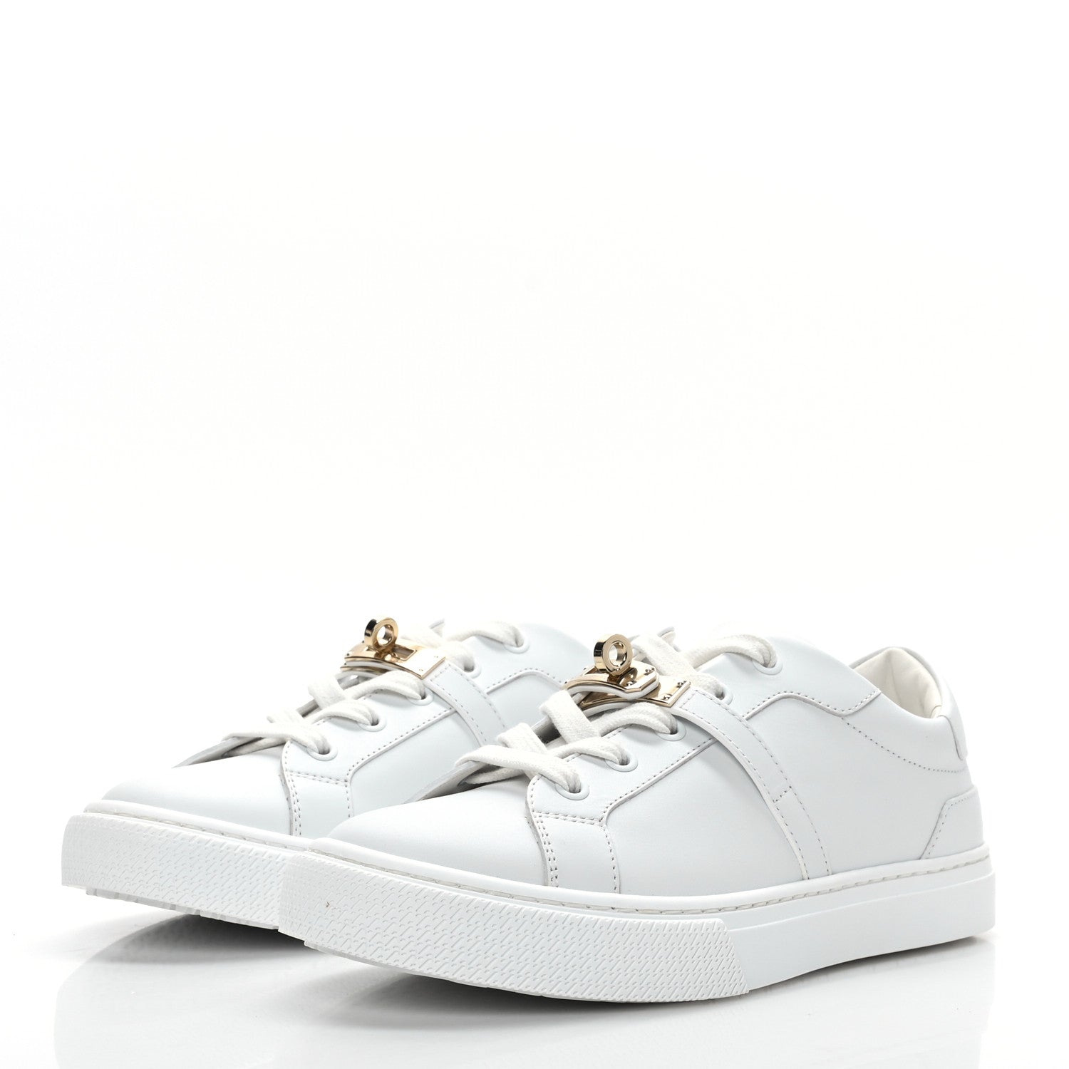 Hermes Calfskin Day Sneakers 37.5 White 3 of 8