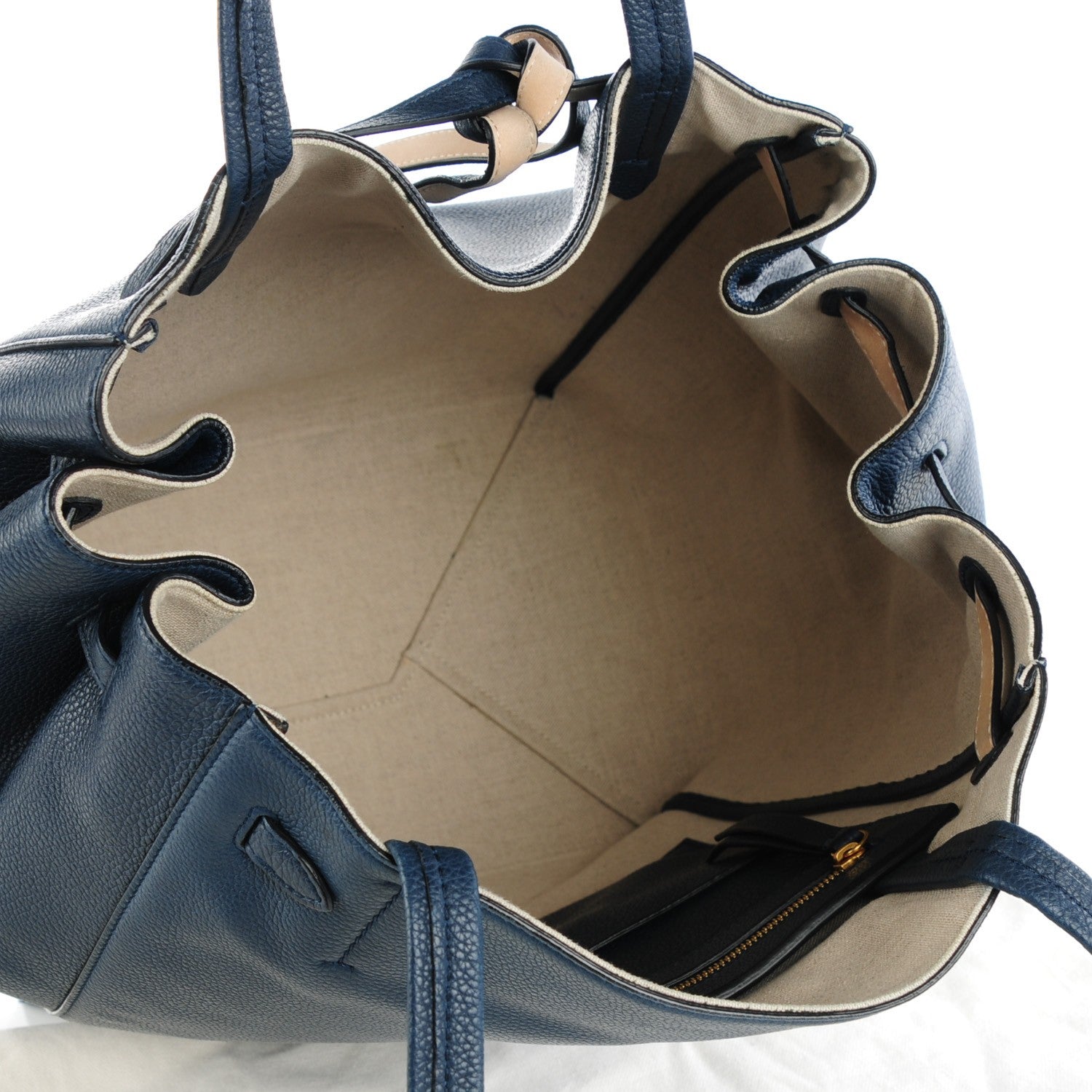 Celine Soft Grained Calfskin Medium Cabas Phantom Slate 5 of 7