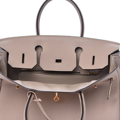 Hermes Togo Birkin 30 Gris Tourterelle 19 of 28