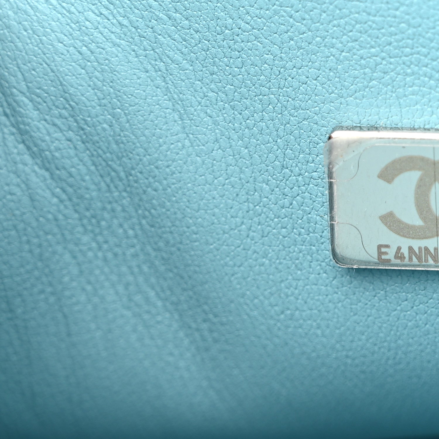 Chanel Lambskin Quilted Mini Square Flap Light Blue 7 of 11