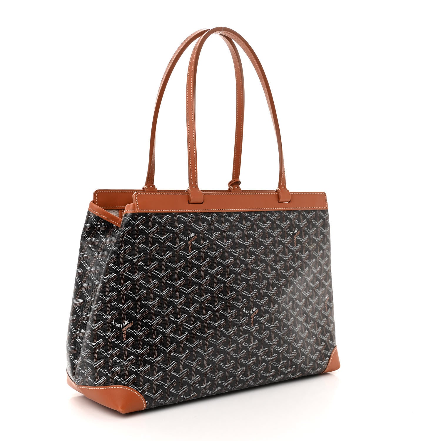 Goyard Goyardine Bellechasse PM Black Gold 3 of 9