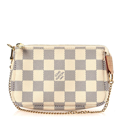 Louis Vuitton Damier Azur Mini Pochette Accessories 1 of 10