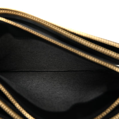 Celine Lambskin Large Trio Crossbody Bag Black 6 of 12