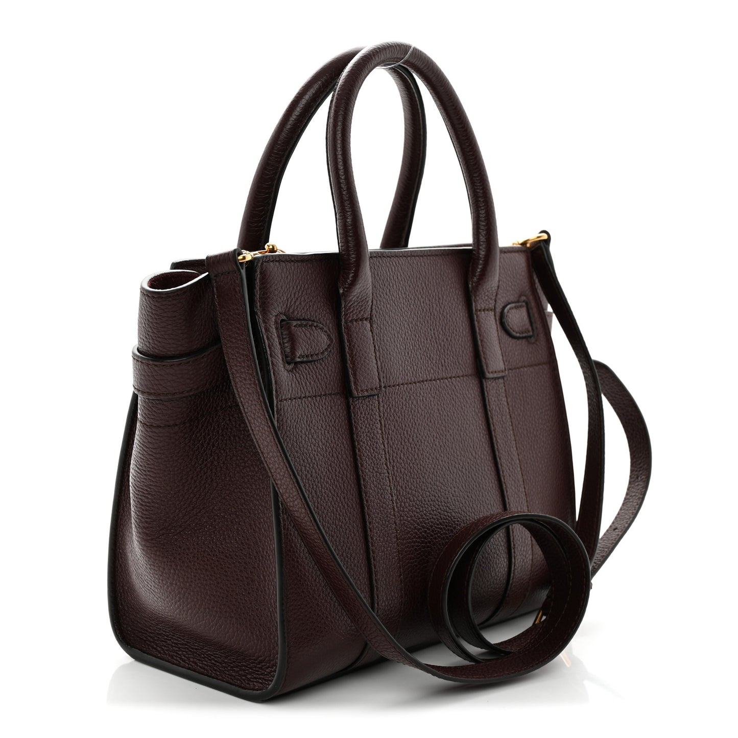 Small Classic Grain Mini Zipped Bayswater Oxblood