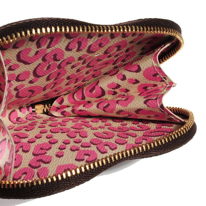 Louis Vuitton Monogram Leopard Coeur Heart Coin Purse Blanc Corail 6 of 8