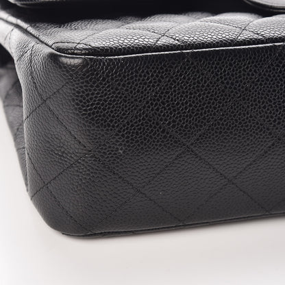 Chanel Caviar Quilted Jumbo Double Flap Black 13 of 16
