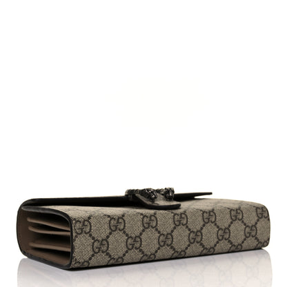 Gucci GG Supreme Monogram Mini Dionysus Chain Wallet Beige Taupe 4 of 9