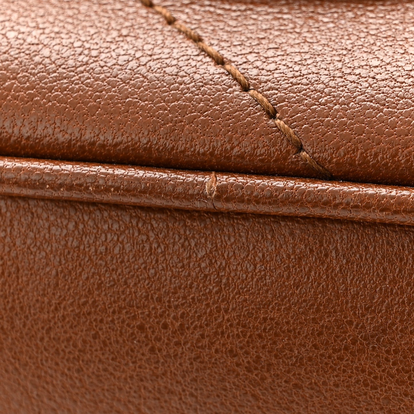 Sakai Be Green Calfskin Diagonal Stitched Small Blondie Shoulder Bag Cuir