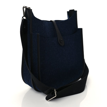 Hermes Feutre Evelyne III PM Bleu Nuit Black 3 of 9
