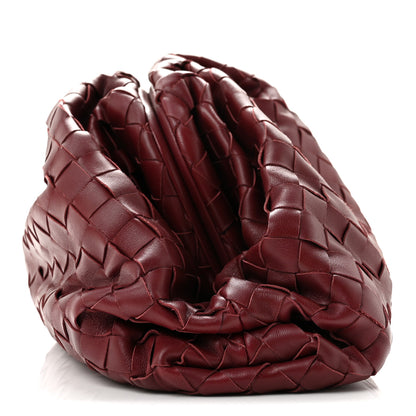 Bottega Veneta Nappa Maxi Intrecciato The Pouch Oversized Clutch Bordeaux 10 of 10