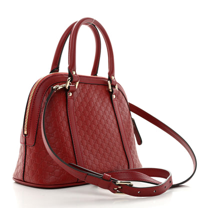 Gucci Soft Microguccissima Mini Dome Bag Rosso 2 of 12