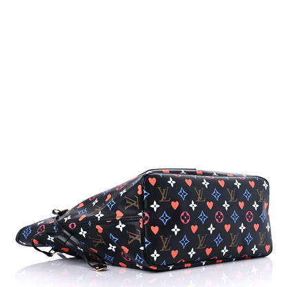 Louis Vuitton Game On Neverfull MM Black 5 of 11