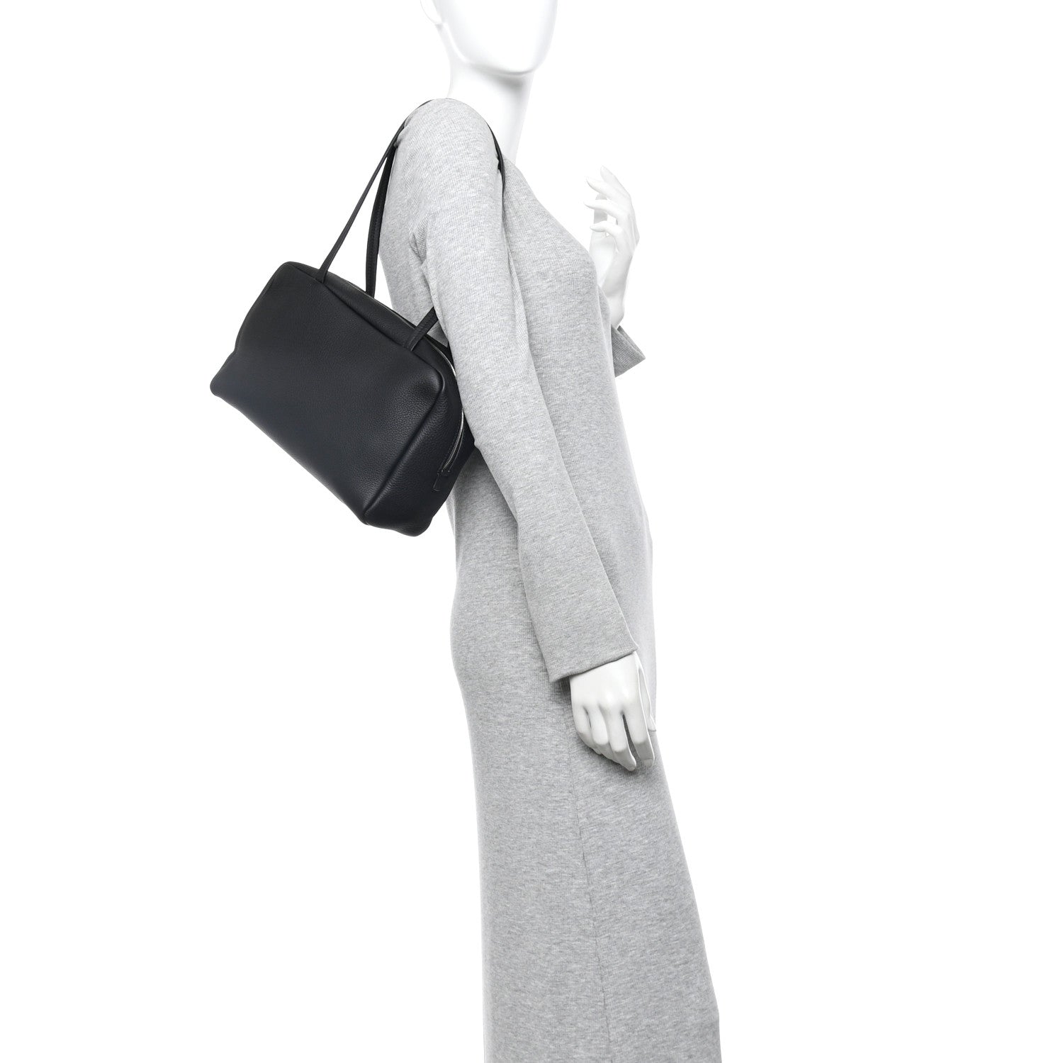 The Row Nappa Astra Bowling Bag Black 2 of 9