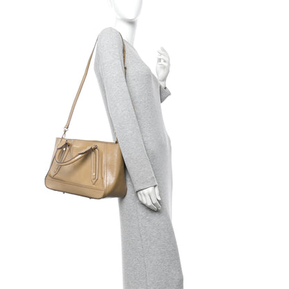 Burberry Patent Somerford Tote Tan 2 of 10