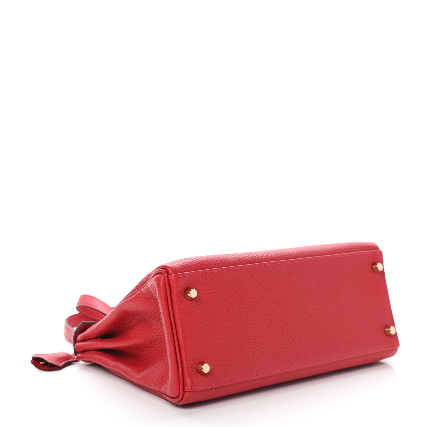 Hermes Taurillon Clemence Kelly Retourne 28 Rouge Casaque 4 of 10