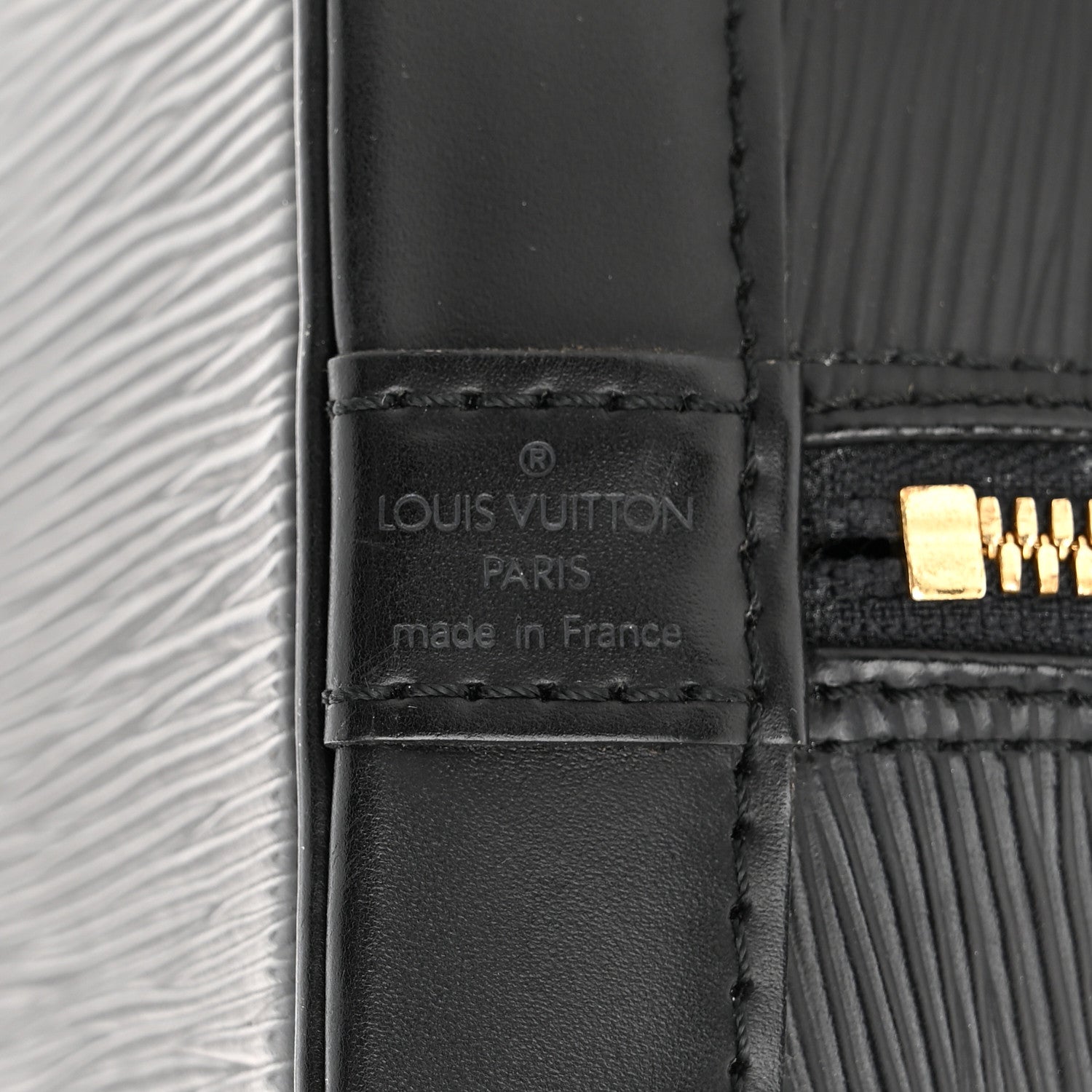 Louis Vuitton Epi Alma PM Black 6 of 10