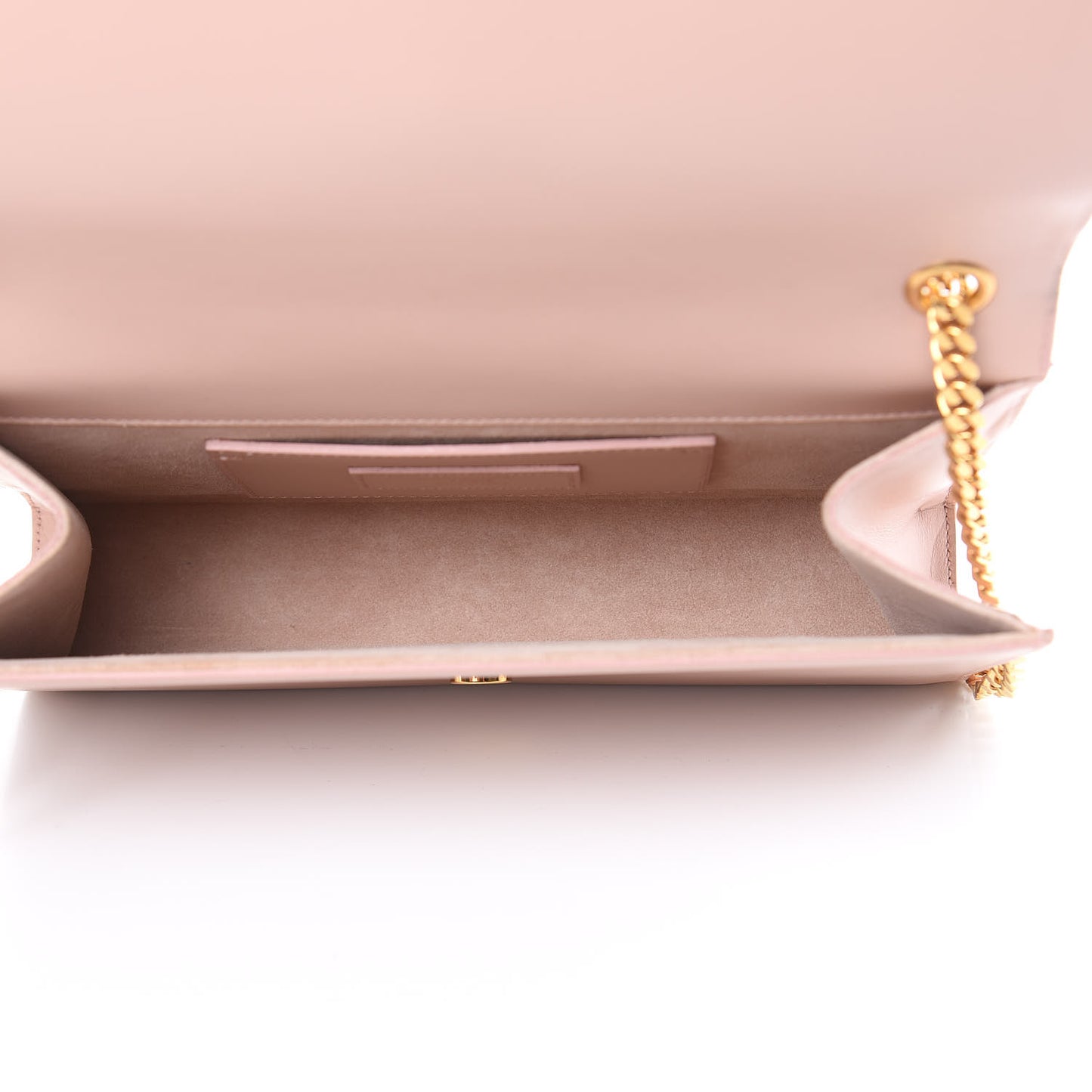 Smooth Calfskin Medium Classic Monogram Kate Tassel Satchel Pink
