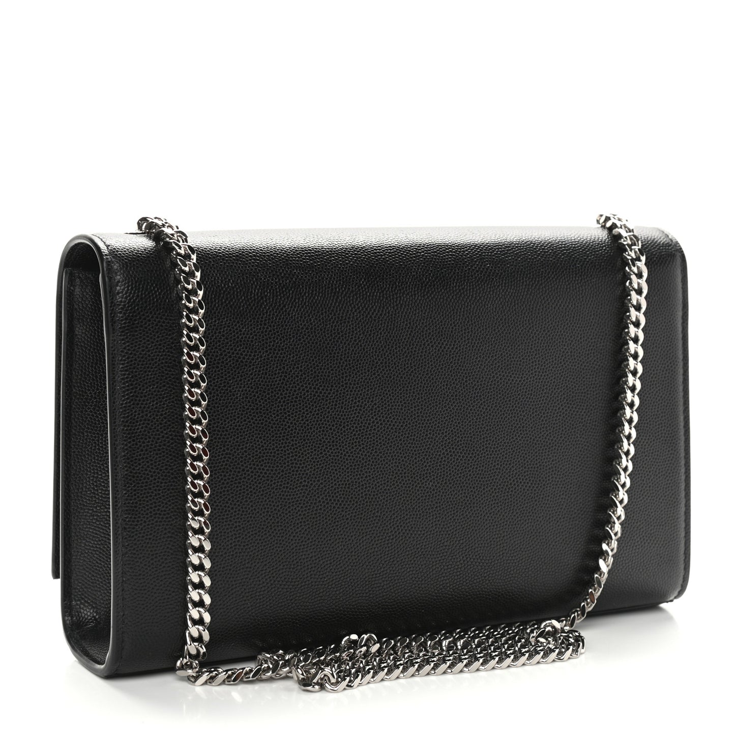 Grain De Poudre Medium Classic Monogram Kate Tassel Satchel Black