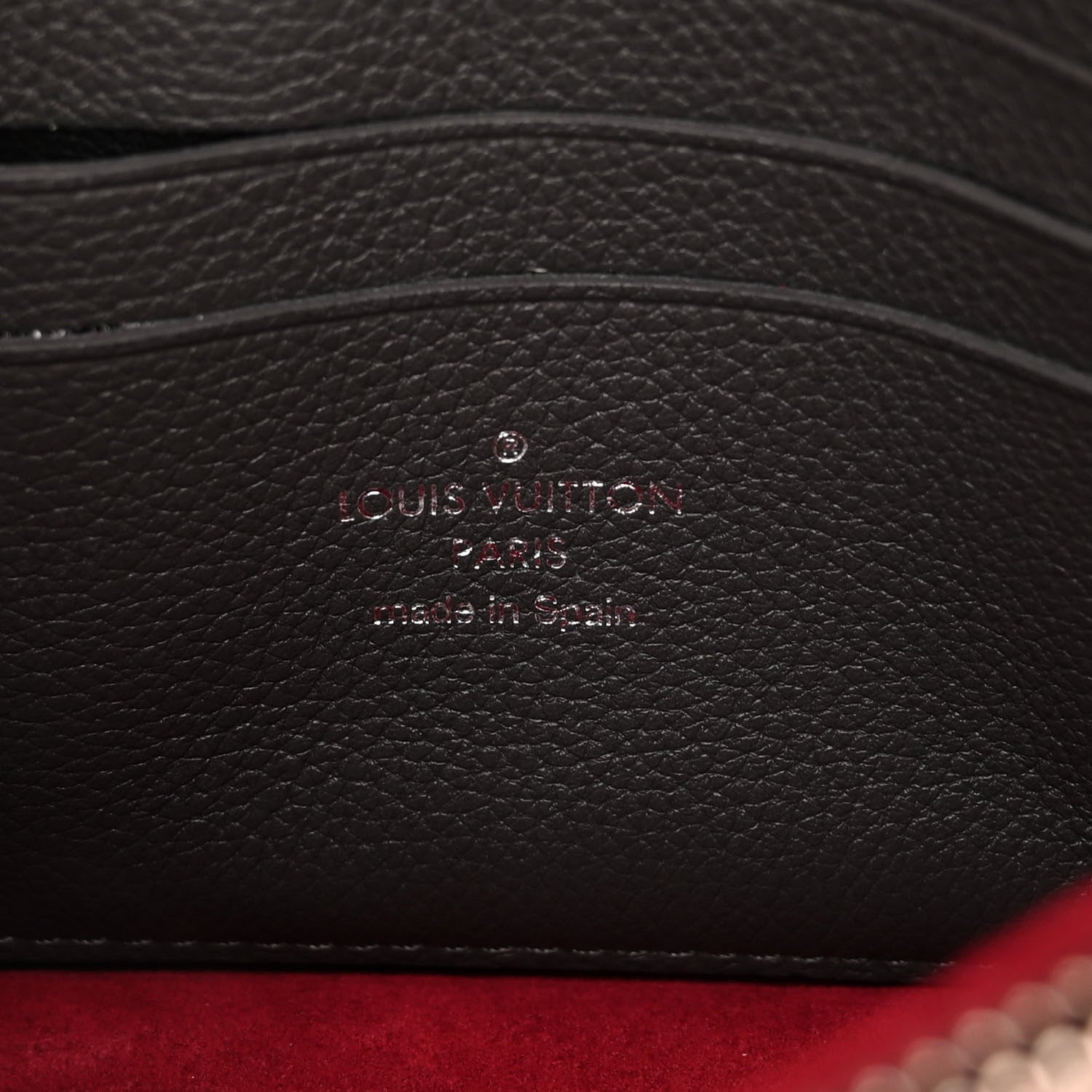Louis Vuitton Calfskin My Lockme Chain Pochette Lie De Vin Etain Creme 6 of 10