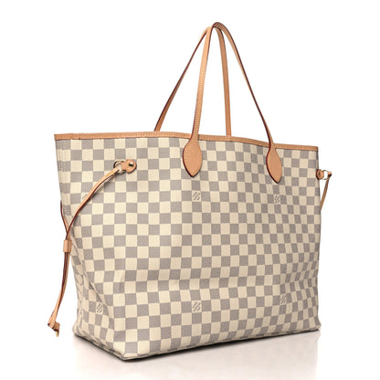 Louis Vuitton Damier Azur Neo Neverfull GM Rose Ballerine 4 of 10