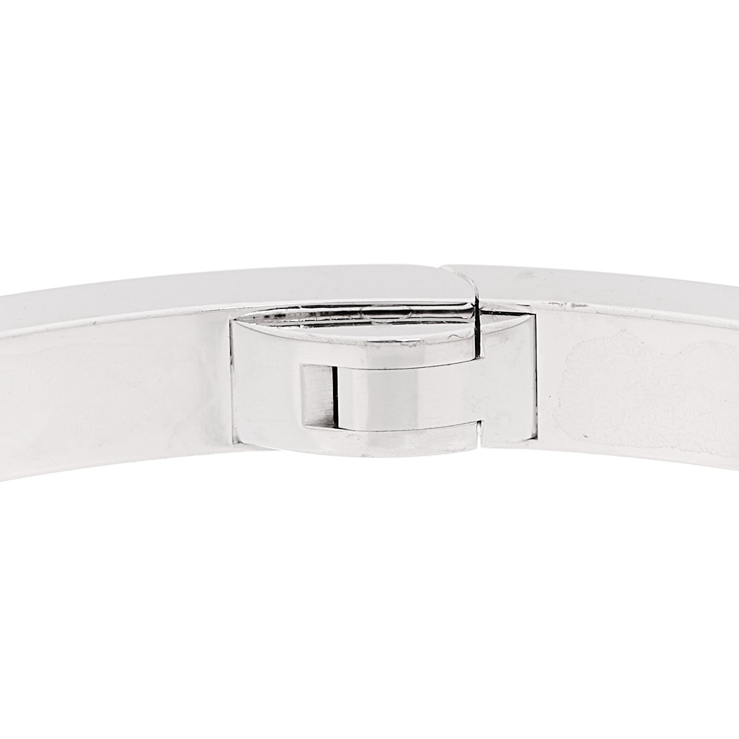 Cartier 18K White Gold 10 Diamond Small LOVE Bracelet 17 9 of 10