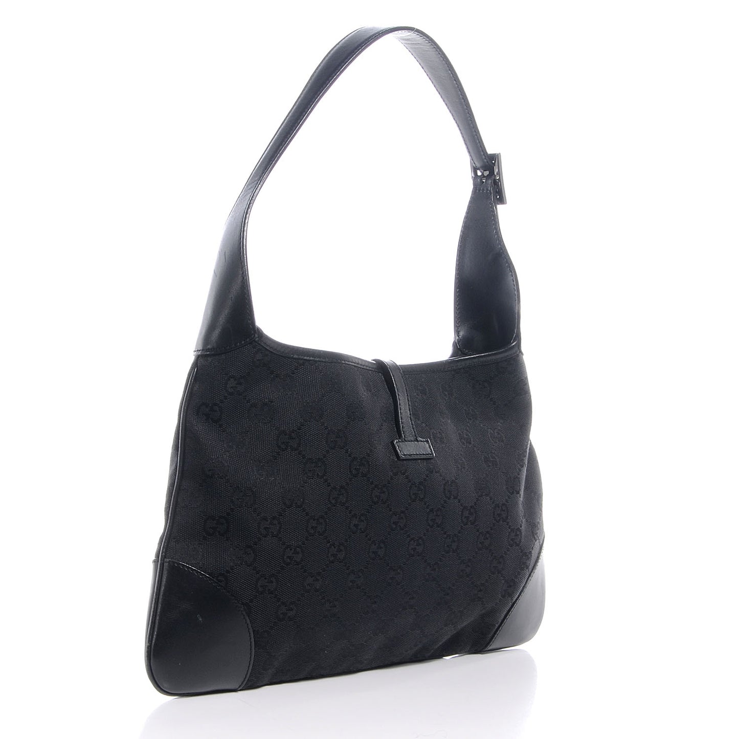 Monogram Small Jackie O Hobo Black