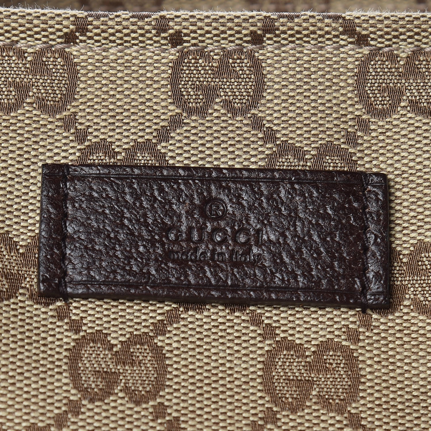 Gucci Monogram Web Large Diaper Tote Brown 8 of 14