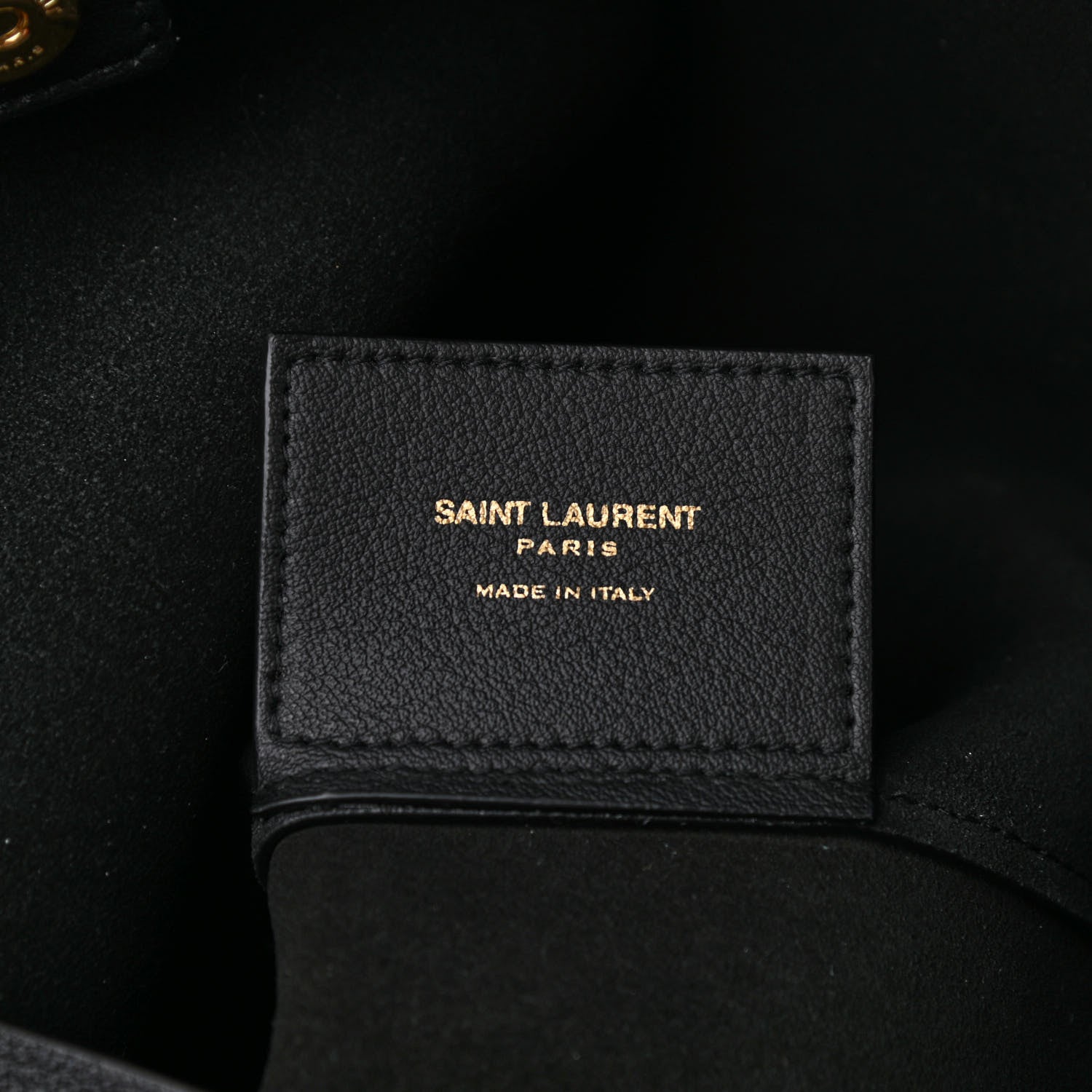 Saint Laurent Calfskin North-South Shopping Tote Black 7 of 10