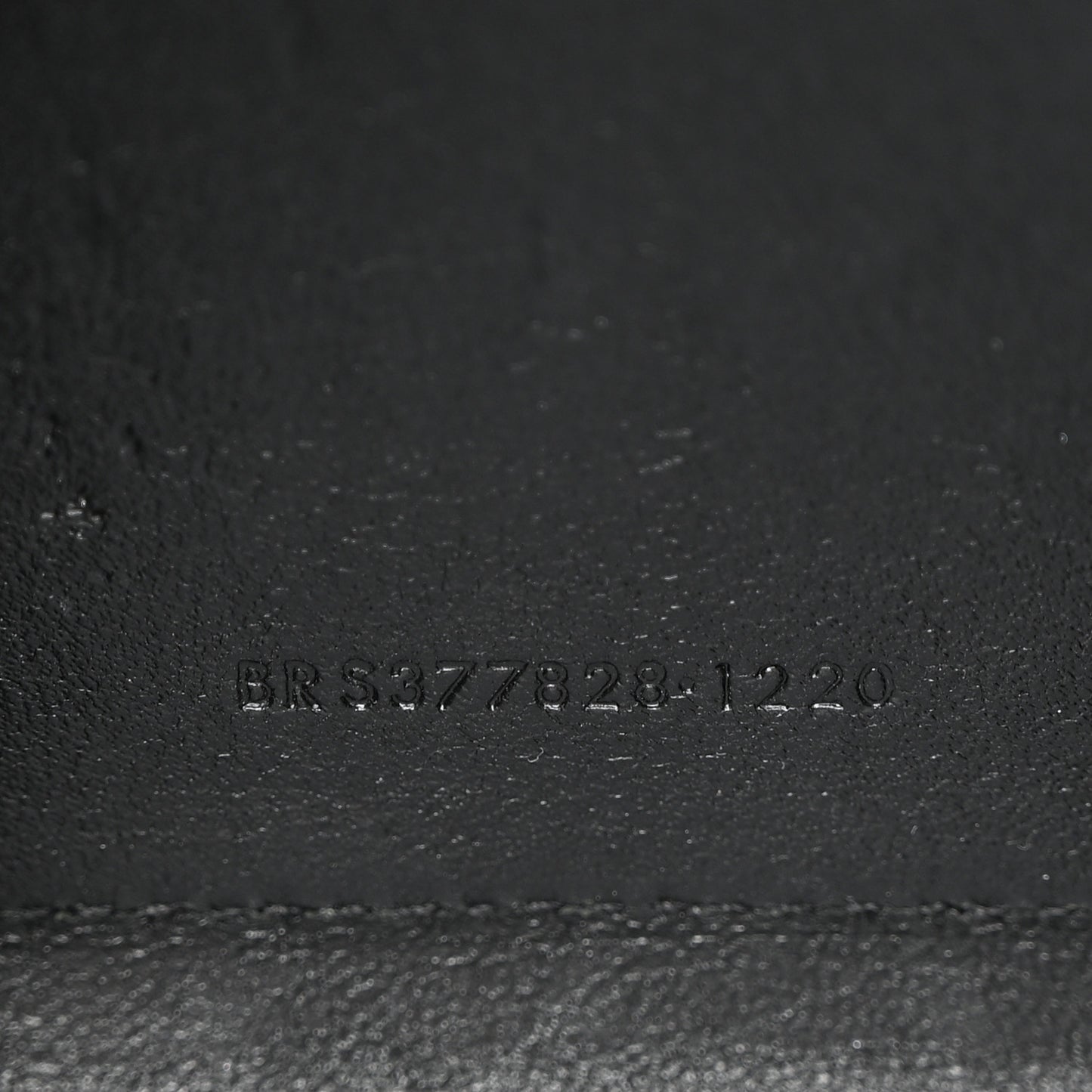Grain De Poudre Matelasse Chevron Monogram Chain Wallet Black