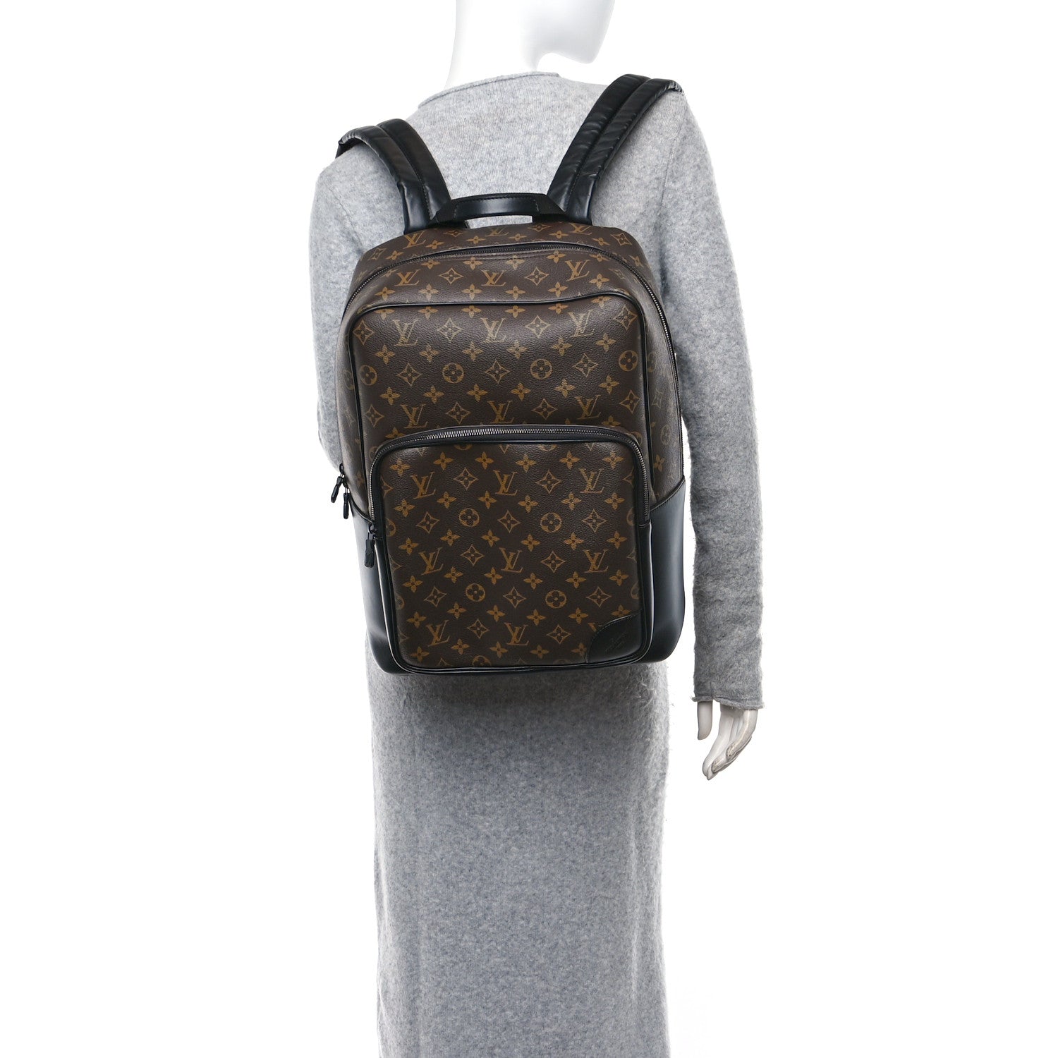 Louis Vuitton Monogram Macassar Dean Backpack 2 of 9