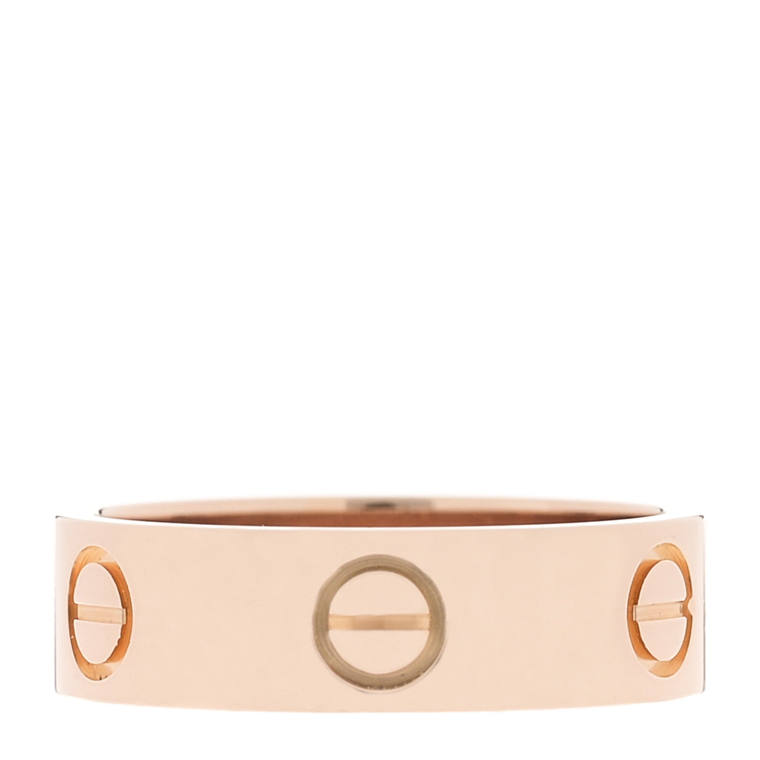 Cartier 18K Pink Gold 5.5mm LOVE Ring 53 6.5 1 of 4