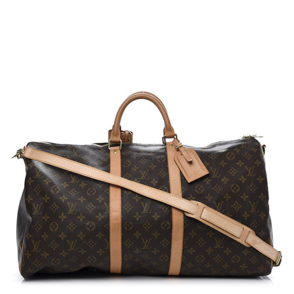 Louis Vuitton Monogram Keepall Bandouliere 55 1 of 12