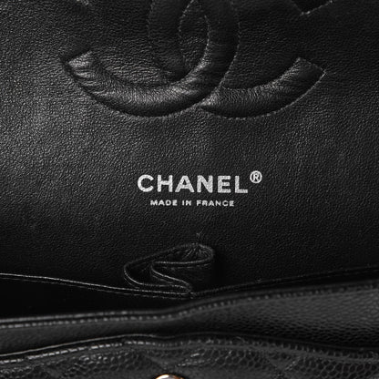 Chanel Caviar Quilted Medium Double Flap Black 7 of 15