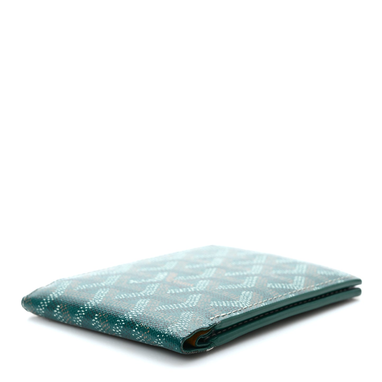 Goyardine Bi-Fold Victoire PM Wallet Green