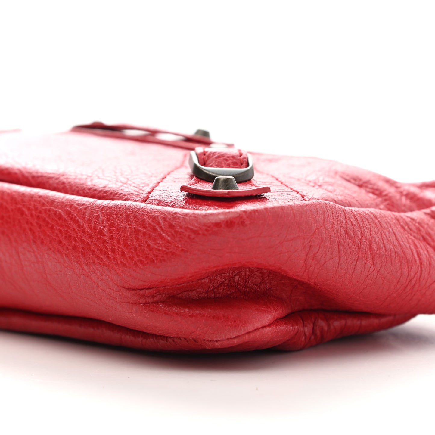 Agneau Porte Toilette Makeup Clutch Rouge Cardinal