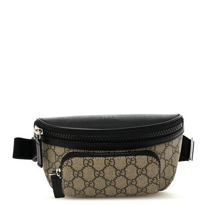 Gucci GG Supreme Monogram Belt Bag Black 1 of 10