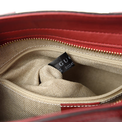 Gucci Microguccissima Small Bree Tote Red 10 of 11