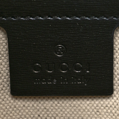 Gucci Boarded Plutone Calfskin Horsebit 1955 Top Handle Bag Black 6 of 12