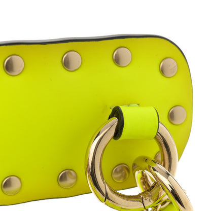 Valentino Garavani Calfskin Micro Rockstud Spike Shoulder Bag Lime 15 of 15