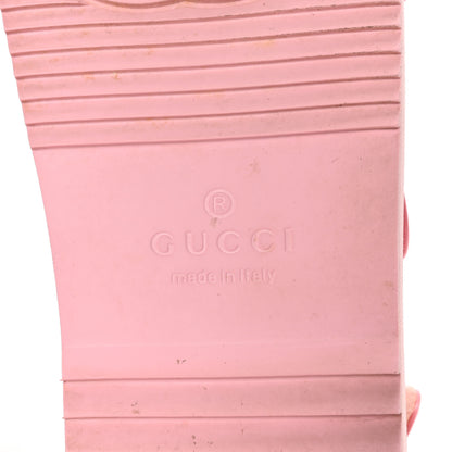 Gucci Rubber Mini Double G Womens Isla Dad Sandals 39 Wild Rose 7 of 8
