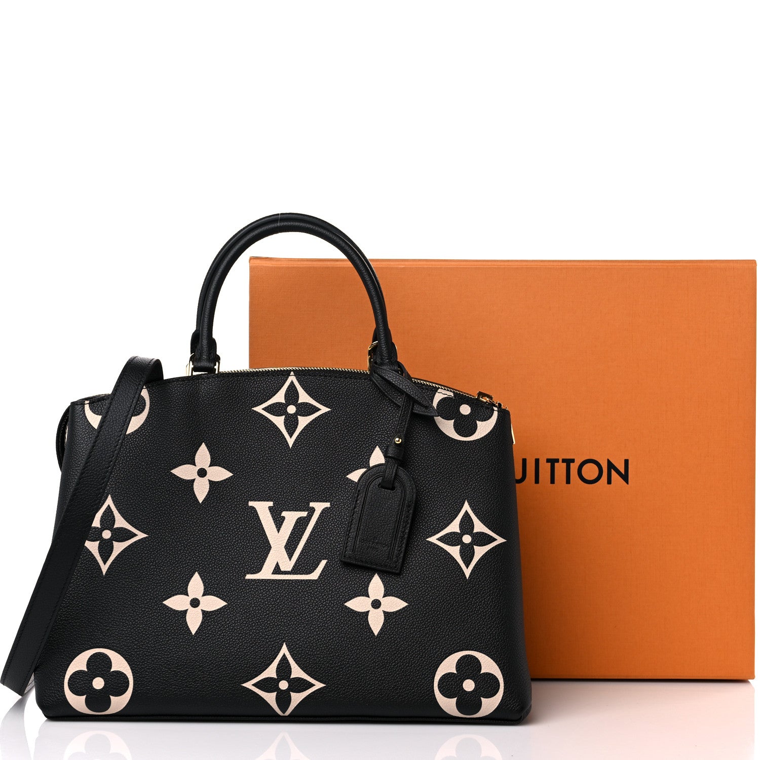 Louis Vuitton Empreinte Monogram Giant Grand Palais Black Beige 9 of 9