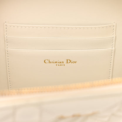 Christian Dior Calfskin Macrocannage Caro Box Bag Latte 6 of 10