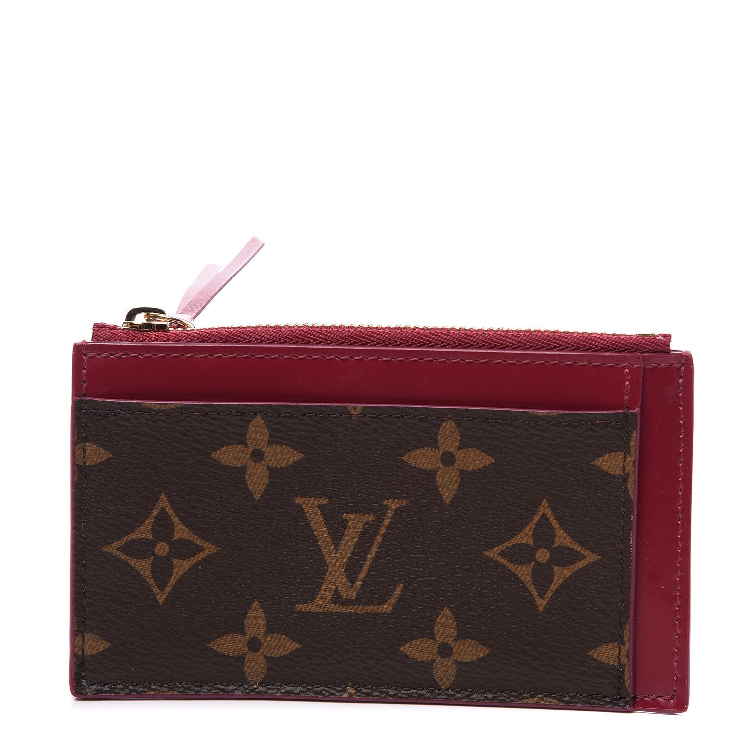 Louis Vuitton Monogram Zipped Card Holder Fuchsia 1 of 6