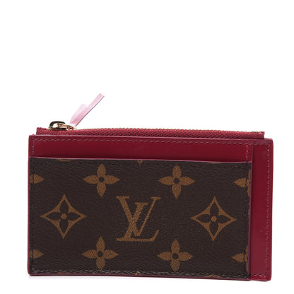 Louis Vuitton Monogram Zipped Card Holder Fuchsia 1 of 6