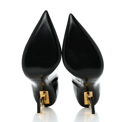 Saint Laurent Patent Opyum 110 Pumps 39 Black Gold 5 of 8