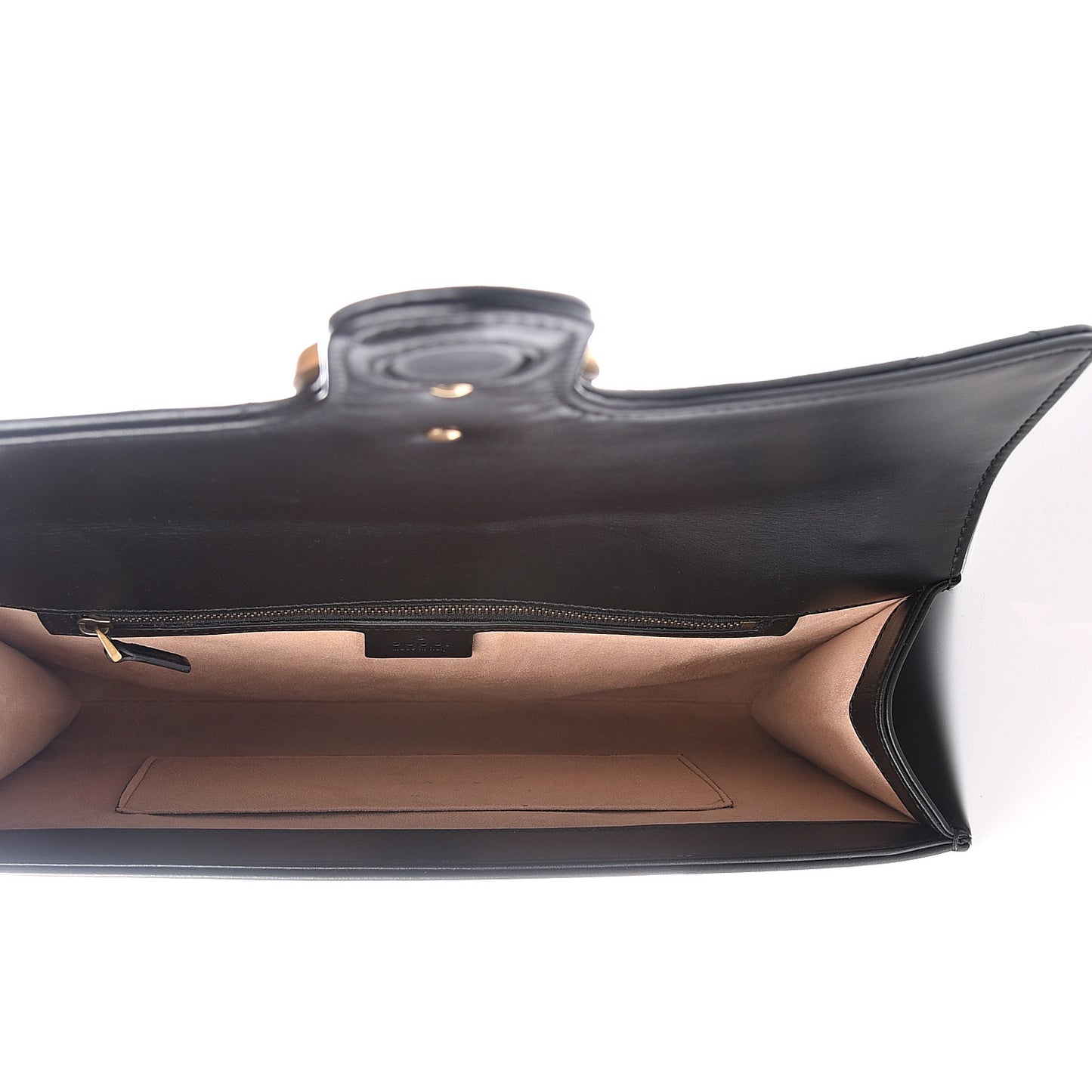 Calfskin Matelasse GG Marmont Clutch Black