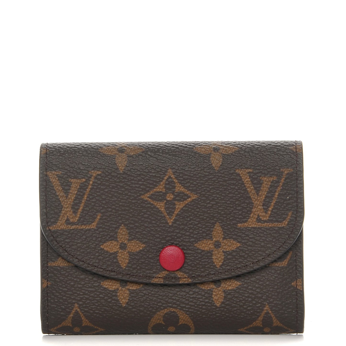 Monogram Rosalie Coin Purse Fuchsia