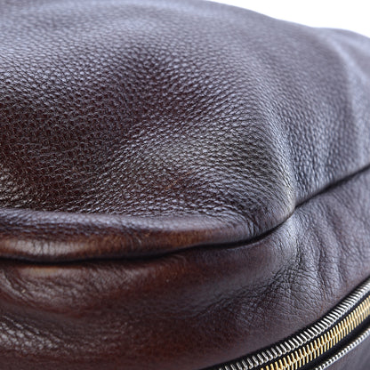 Prada Vitello Daino Zip Hobo Bruciato 15 of 17