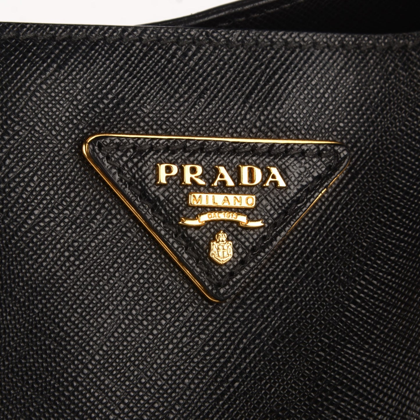 Saffiano Lux Large Tote Nero Black